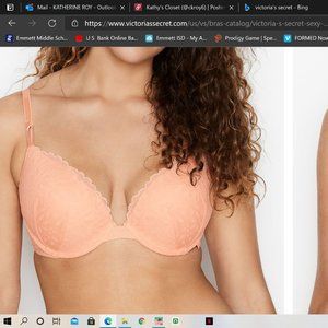 Victoria's Secret Sexy Tee Eyelet Push-up Bra, 36C